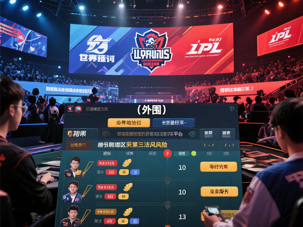 赛事预测与投注：在一些大型LOL赛事（如